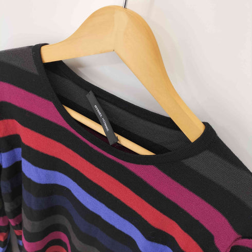 リキエルオム RYKIEL HOMME WOOL マルチカラー ボーダーニット メンズ JPN:48